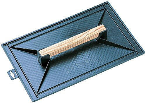 Vinmer 010003 Taloche de maçon rectangulaire en Plastique avec manche en Bois 42 x 26