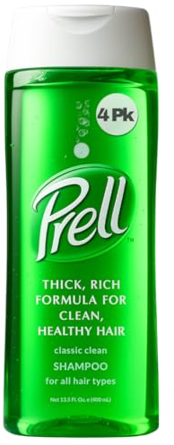 Prell Shampoo, Classic Clean 13.50 Oz Pack Of 4