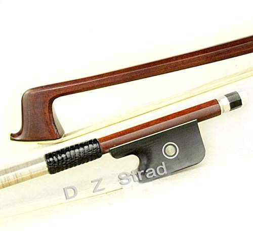 D Z Strad Cello Bow with Ebony Frog for Advanced Player (4/4 - Pernambuco)
