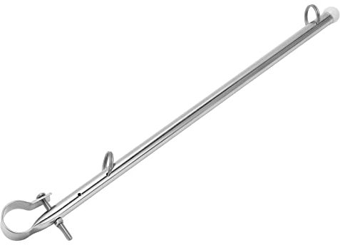 Natudeco Soporte para Asta de Bandera de Barco Asta de Bandera de Barco Marino Montaje de Riel de Acero Inoxidable Accesorios de Yate Marino para Yate Barco de Pesca Marina