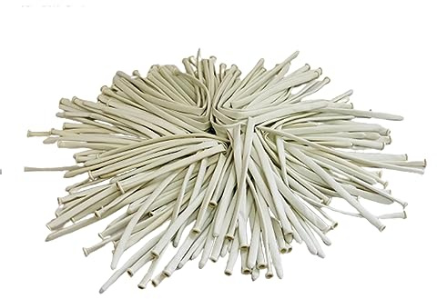Modeling Long Balloons 260Q Twisting Animal Balloons White Magic Balloons for Arts Crafts Kids Birthday Party Bag Filler Wedding Clown Decoration Party Supplies 25 Pack