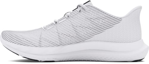Under Armour Mens Ua Charged Speed Swift Running Shoe, White Mod Gray Black, 8.5 UK