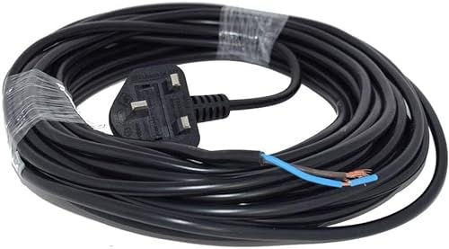ABC Products Compatible/Replacement UK mains plug power supply cable cord lead wire for Shark/Hoover Upright Vacuum Cleaner (8.4 Metres / 27.5 Feet Long)