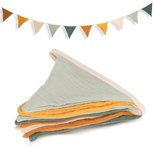 cobee Bandierina per cameretta dei bambini, lunga 286 cm, decorazione da parete (stile 1)