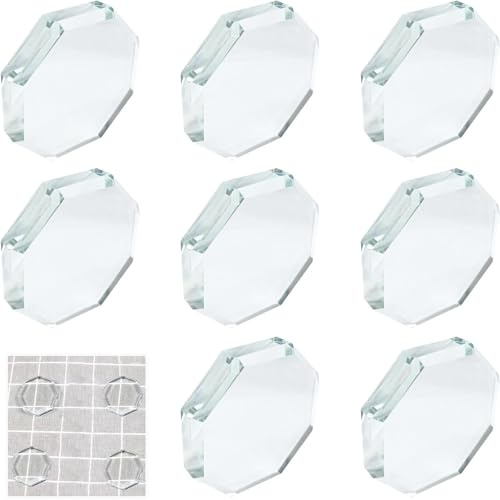 Pesas de costura de tela de vidrio, pesos de patrón de vidrio para coser o cortar, pesos de papel, confección de patrones de tela y pesas de corte de muestra (8 piezas)