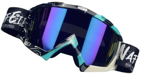 Occhiali da sci per uomo e donna – Occhiali da sci antigraffio che assorbono i raggi UV – Occhiali da snowboard antivento per uso esterno, visibilità e comfort migliorati