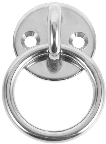Beatifufu Piastra Robusto Resistente Acciaio Oculare Rotonda in Inossidabile e Anello Sicuro e Affidabile per Accessori Barca Utilizzo Nautico