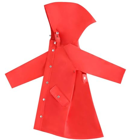 RUITOTP Impermeabile Bambini Tuta Pioggia Antipioggia con Cappuccio per Ragazzi Ragazze Giacche da Bambino Poncho Antipioggia Simpatico