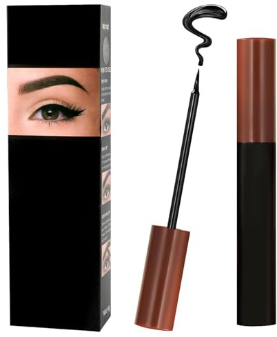 MOTIBACK Pittura per sopracciglia, inchiostro gel per tatuaggi, formula esfoliante, impermeabile, n° nero naturale, 30 g