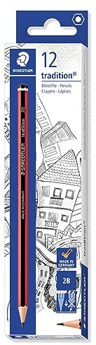 Robust brytsäker penna, mjuk 2B-gradering för skisser – FSC-trä – Art.-Nr. 110-2B