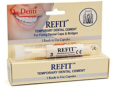 Dr. Denti Refit Temporary Cement For Dental Caps