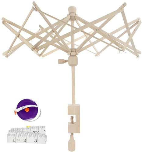 BambooMN brand ombrello di legno Yarn Swift Winder