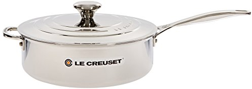 LE CREUSET 96600126000000 Frying Pan with Lid Stainless Steel