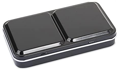 Honsell Jaxon Boîte Vide en métal Robuste pour 12 Demi-ou 6 Bols Entiers avec Palette Pliable et Anneau pour Pouce