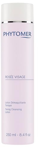 PHYTOMER Rosee Visage Toning Cleansing Lotion | All in One Cleanser, Makeup Remover & Toner for Face | Alcohol-Free | Safe, Natural Ingredients | 8.4 Fl Oz