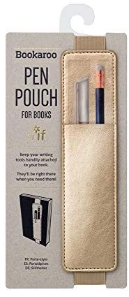 Bookaroo Pen Pouch - Gold