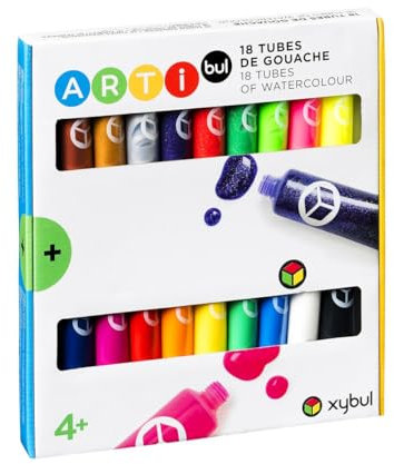 oxybul | 18 Tubes de Gouache à Effets 4-12 Ans