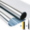 Zindoo Film Fenêtre Anti Regard et Chaleur - Film Miroir avec Kit de Pose, Protection UV, Vie Privée et Soleil pour Bureau, Maison, Magasin 40×200CM