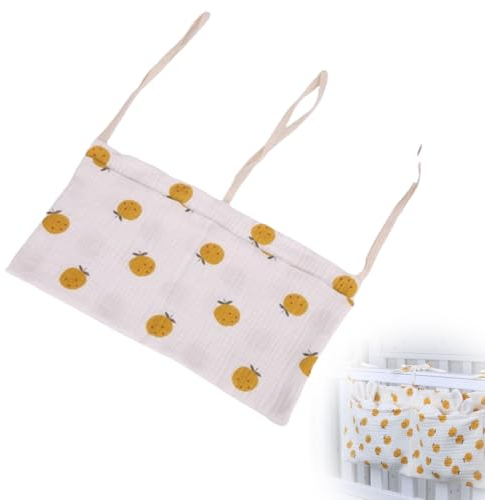 Babybett Organizer,Baby Kinderzimmer Organizer,Kinderzimmer Hängender Bett Organizer,Betttasche Spielzeugtasche,Organizer Beistellbett Baby,Khaki Baby Windel Caddy,Hängen an Krippe oder Wickeltisch