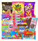Mega Amerikanische Süßigkeiten Snackbox | 25 Teile Ideal als Geschenk | USA Import | Box voller Trendprodukte | Geschenk für Geburtstage und jeden Anlass | Geschenkbox