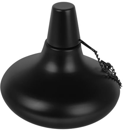 BESPORTBLE 24.5oz Nachfüllbare Tisch-Tiki-fackel Metall-fackelbehälter Mit Docht Und Abdeckung Für Außenbereich Garten Und Terrassendekoration