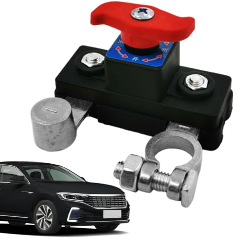 Disjoncteur de Batterie - Coupe-Batterie 12V 24V - Cosses Auto Renforcées pour Camping-car, Bateau, Utilitaire