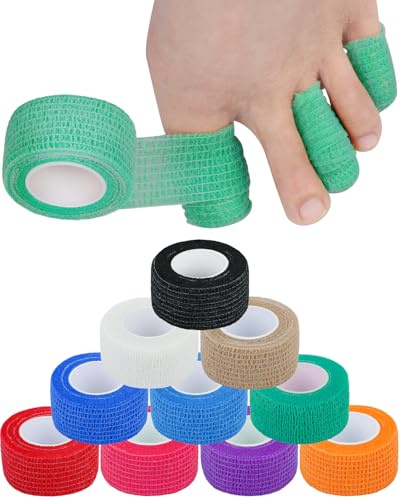 Snqqmtt 10 PCS Toenail Bandages Women Men for Toe Protector, Toe Caps & Toe Covers Bandages Set for Missing Falling Off Toenail, Toe Cushions for Pain Relief, Ingrown Toenail Treatment