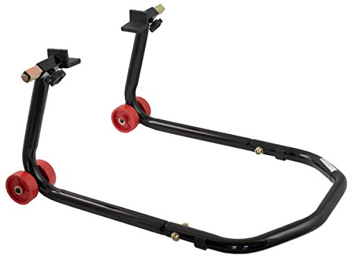 A Pro Rear Bike Paddock Stand Back Wheel Lift Chock Garage Motorcycle Motorbike