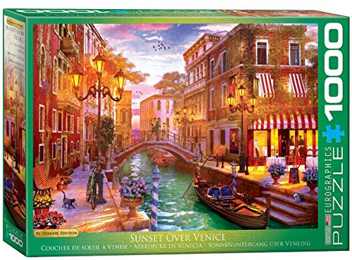 EuroGraphics Sunset Over Venice by Dominic Davison 1000-Piece Puzzle
