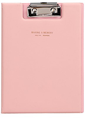 A5 Clipboard Leather Flip Folder File Folder Organizer with Transparent Pocket Refillable Mental Binder Document Holder Hard Cover Writing Pad Receipt Resume Folder Supplies for Office School Business