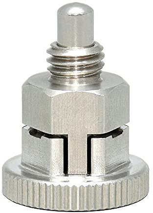 AUZHU PGH - Posicionadores de muelle de acero inoxidable con posición de bloqueo Émbolos de indexación Pasadores de posicionamiento Pasadores elásticos Pasadores de seguridad Pitones de resorte