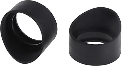 2 Teile/satz 34mm Gummi Okular Abdeckung Okular Wachen Zylinder Eyepice Schild Cups für Biologische Mikroskop Mikroskop Abdeckung Slip Mikroskop Abdeckung Slips Glas Mikroskop Abdeckung Slips