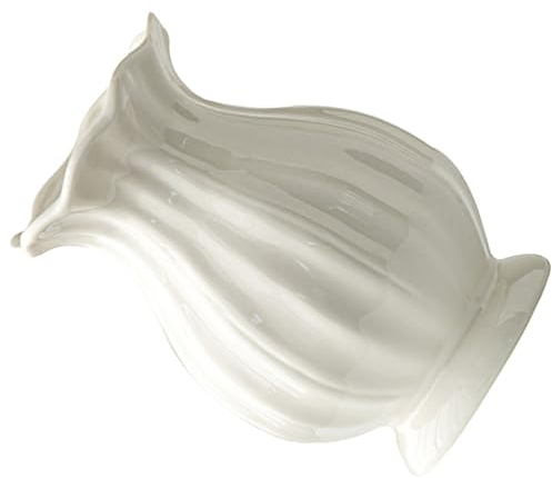 Garneck Keramik Blumenvase Porzellan Vase Tulpenvase Moderne Tischvase Dekovase Hyazinthenvase Büro Schreibtisch Landhaus Wohnkultur Eingangstür Deko Büro Wohnzimmer Tischdeko