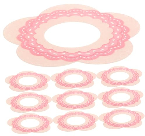 Hoement 50 Soportes De Papel Antigoteo para Cono Soporte para Paletas Sin Goteo Atrapasueños Adorno De Paletas Atrapasueños De Papel Recogedor De Papel Sin Goteo Soporte para