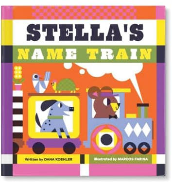 My Name Train Personalized Board Book - I See Me!