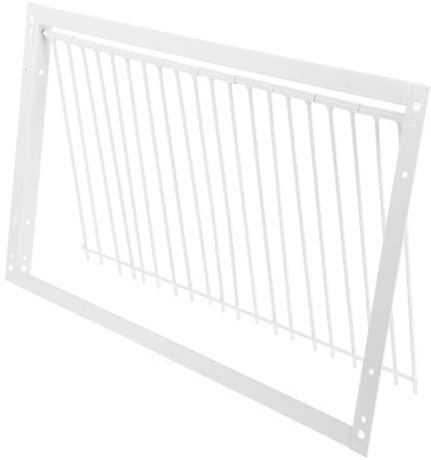 Porte D'entrée à Sens Unique pour Pigeon en Acier Inoxydable Blanc | Barre Anti-collision, Résistance aux Intempéries, Usage Polyvalent, pour Colombophilie, Cages et Abris