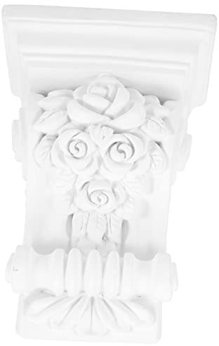 GALPADA European Decorative Corbels Lightweight Support Brackets for Home Garden Easy to Install Factory Primed for Paint for Weddings Bedrooms Offices and More