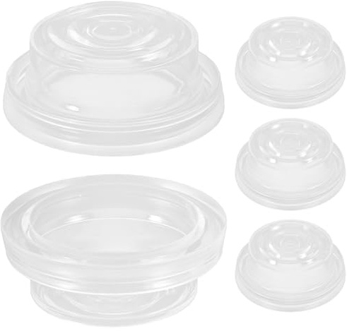 FRCOLOR Accessori per Pompa Elettrica per Sottovuoto in Silicone Leggero 4 Pezzi, Facili da Pulire, per Famiglie e Centri di Maternità