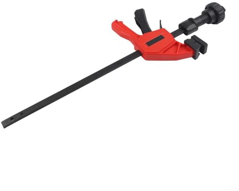 Alanmoship Kit de abrazaderas para carpintería con abrazaderas rápidas horizontales y verticales, construcción de nailon para bancos de trabajo con agujeros de perro de 20 mm, para enrutar, taladrar
