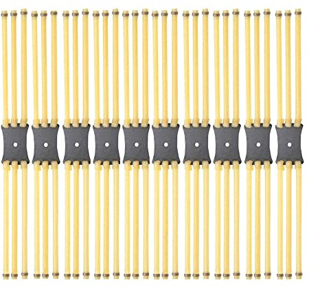 Wolike 10 x 6 bandes élastiques en caoutchouc pour lance-pierre de chasse catapultes