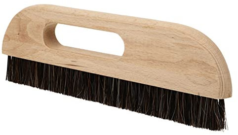 OSALADI Spazzola Per Carte Da Parati Setole Di Faggio, Grande Pennello Di Legno Ispessito Per Lisciatura, Spazzola Resistente Al Calore Per Mobili e Pulizia, Manico Per Appendere
