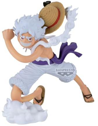 Banpresto Figura Azione Monkey D. Luffy Gear5 II One Piece, Grandista 22 cm, BP29762P Multicolore, Figura da collezione, ideale per i fan degli Anime