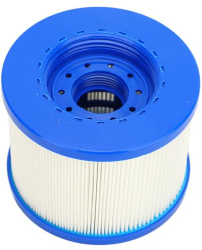 plplaaoo Pool Filter Cartridge Replacement Spa Filter for Hot Tubs Swimming Pools Inflatable Portable Tubs Plastic 4.1x3.2in 139g