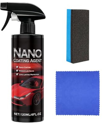 Detergente per vernici per auto – Restauratore di superfici da 120 ml, lucidante nanocomposto, trattamento ad alta brillantezza con rivestimento resistente sporco | Dettagli del fine settimana pe