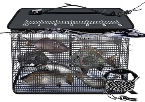 Fiskehink för fisk Nätbehållare Förvaringsväska Betesförvaring | 47 Liter Fiskkorg För Förvaring Av Levande Fångad Fisk Nät För Fångst Samt Elritsor, Räkor Samt Levande