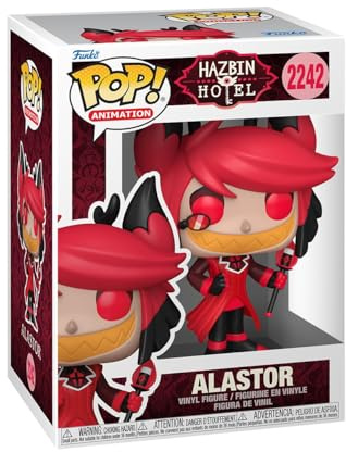 Funko Pop! Animation: Hazbin Hotel - Alastor - 1/6 Odds for Rare Chase Variant - Collectable Vinyl Figure - Gift Idea - Official Merchandise - Toys for Kids & Adults - Cartoon/Animation Fans