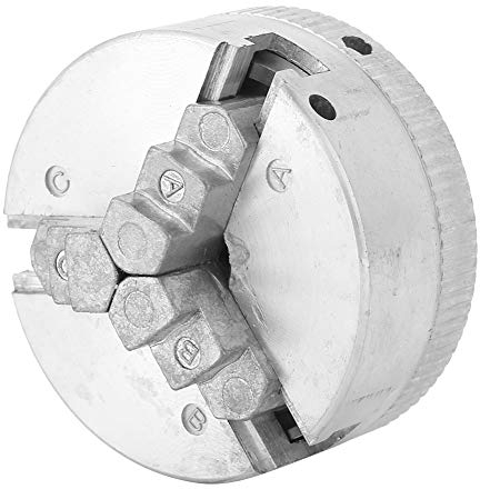 Z011 Zinc Alloy 3-Jaw Chuck Clamp Accessory for M14 Lathe, Mini Lathe 3 Jaw Chuck