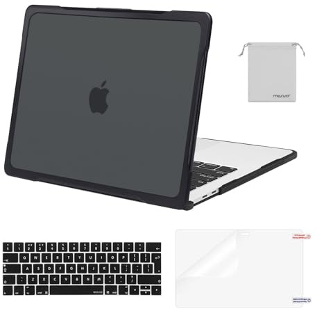 MOSISO Compatible with MacBook Pro 13 Case M2 M1 2026-2016, Black