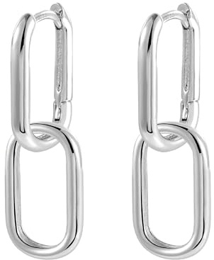 ALEXCRAFT Boucles d'oreilles Argent 925 Pendantes Femme Bijoux