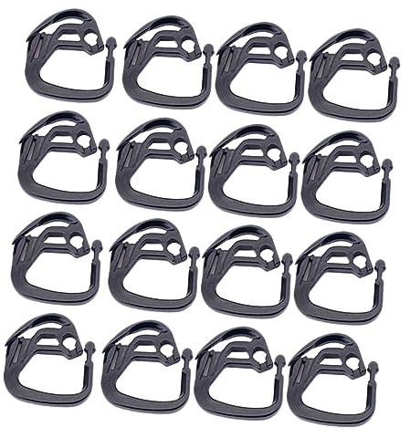 DIKACA Gewächshauszubehör 300st Schatten Netzclips Netzhalter Gartenbedarf Gardinenhaken Befestigen Net-ordner Schattennetzhaken Befestigen